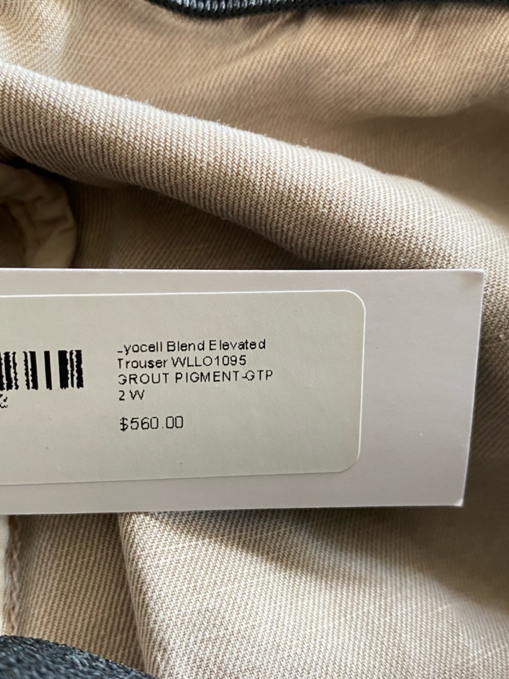 SOLD James Perse | Soft Pleat Wide Leg Pant | Linen Blend - Picture 8 of 10